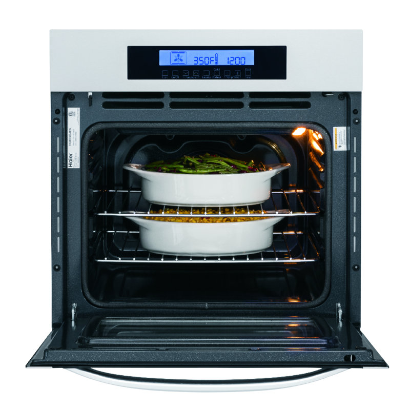 Haier 24" SelfCleaning Convection Electric Single Wall Oven & Reviews Wayfair